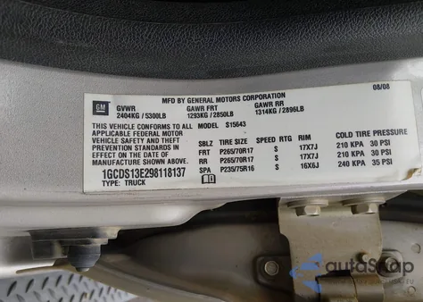 2009 Chevrolet Colorado Lt z USA, uszkodzony, nr VIN 1GCDS13E298118137